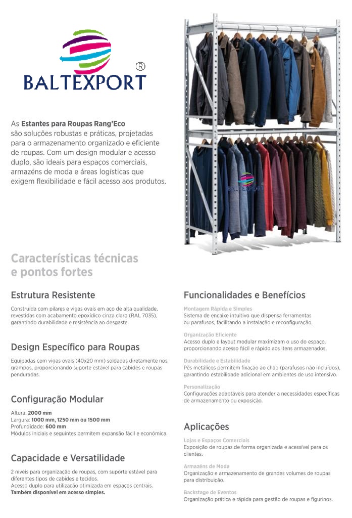05_Estante para Roupa e Porta Cabides