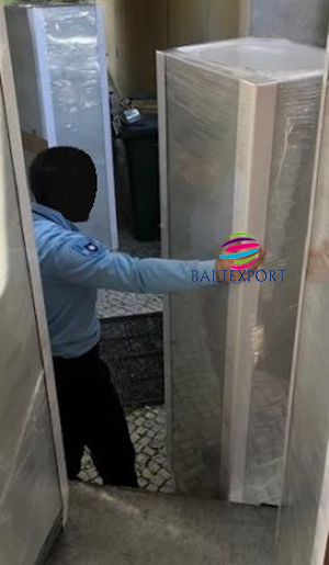 Vestiario Simples Roupa Limpa e Sujos Fechado Cinza 1900x400x500