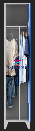 Vestiario Simples Roupa Suja e Limpa Cinza Azul
