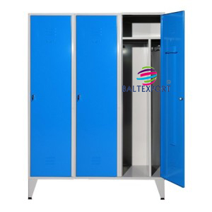 Vestiario Triplo Roupa Sujo e Limpos Fechado NP1116B Azul