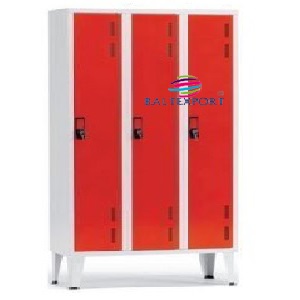 Vestiario Triplo Roupa Sujo e Limpos Fechado NP1116B Vermelho